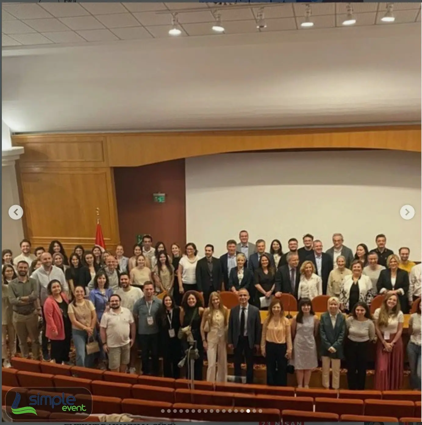 Akademik toplantı toplu çekim