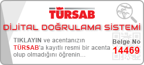 TÜRSAB Dijital Doğrulama Sistemi Belge No 14469